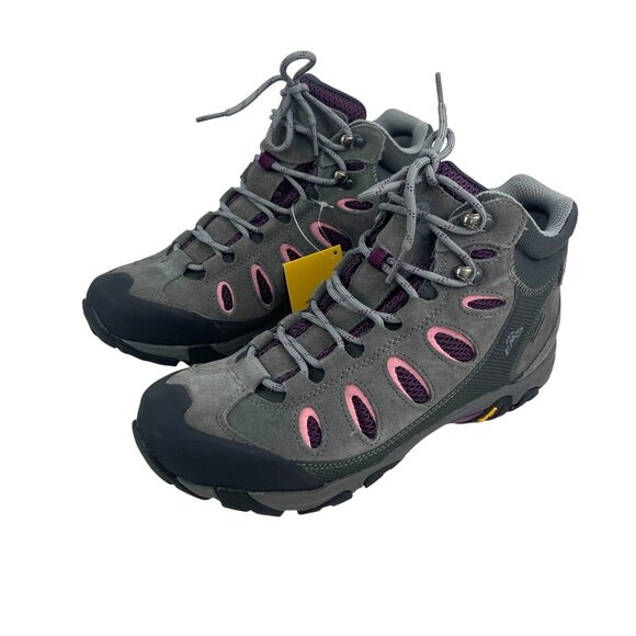 Womens Eastern Mountain Sports Journey Mid WP Charcoal Hiking Boots Size 10 US O - Picture 1 of 7